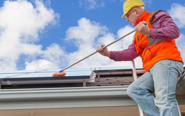 High Shaw soft wash roof cleaning